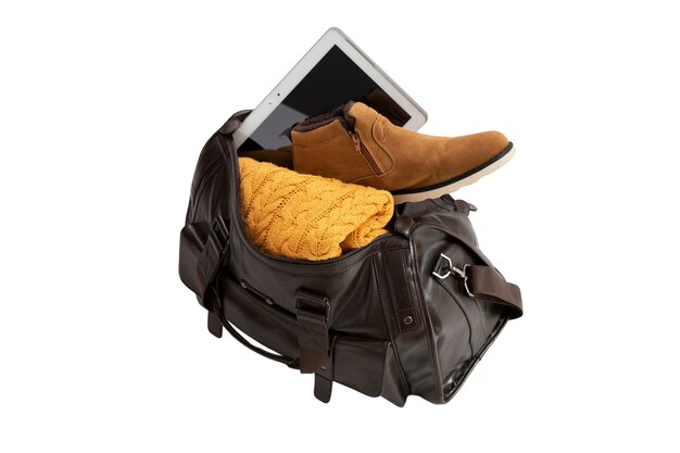 Voor reis bereide bagage