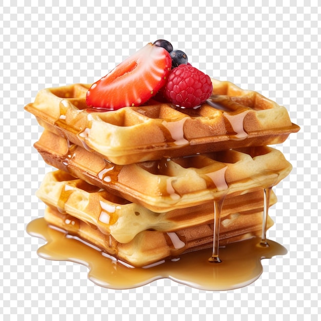 Gratis PSD wafels geïsoleerd op transparante achtergrond