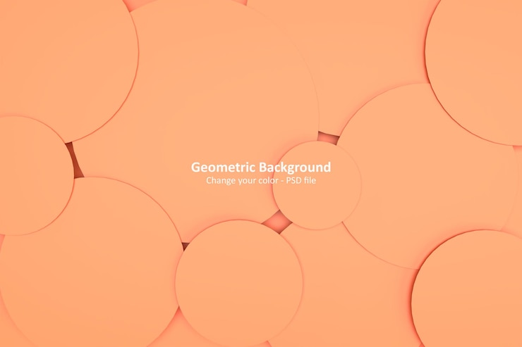 PSD Gratis wallpaper latar belakang penuh warna dengan bentuk geometris 3d minimal