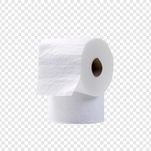 Gratis PSD wc-papier geïsoleerd op transparante achtergrond