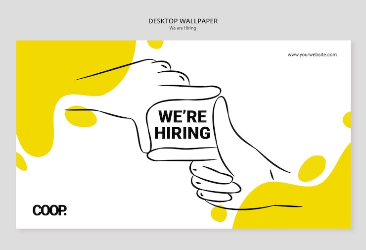 Gratis PSD we huren behang voor bureaubladen.