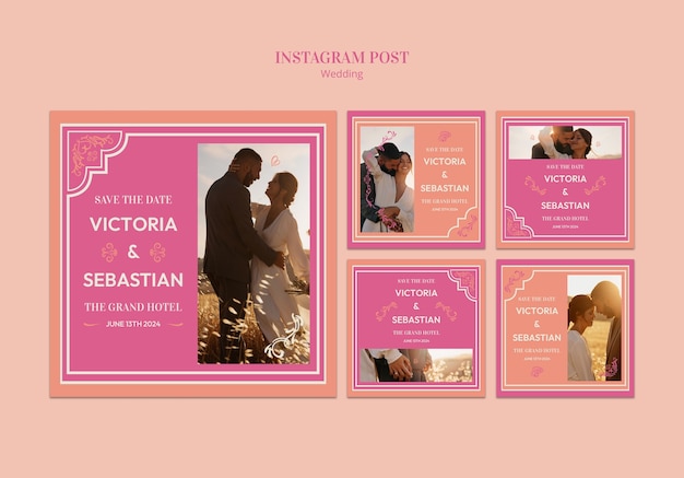 Gratis PSD wedding teamplte ontwerp