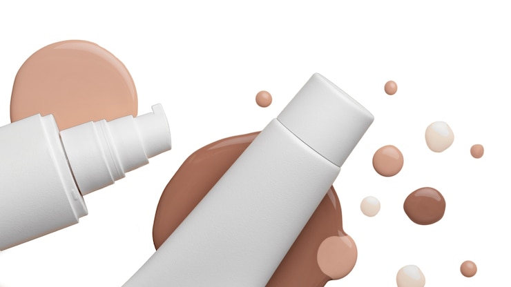 Gratis PSD weergave van 3d-stichting illustratie