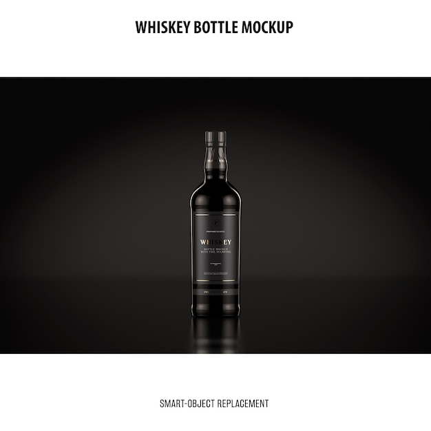 Whiskyfles Mockup