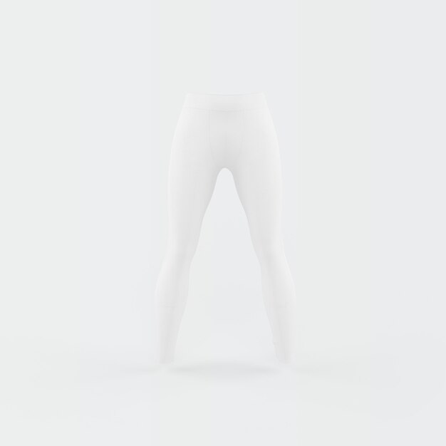 Wit silhouet van een broek