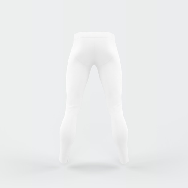 Gratis PSD witte broek drijvend op wit