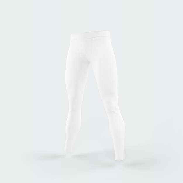 Gratis PSD witte broek drijvend op wit