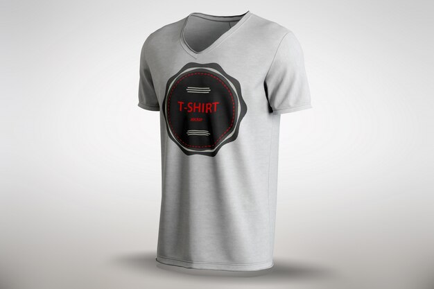 Witte t-shirt mock up