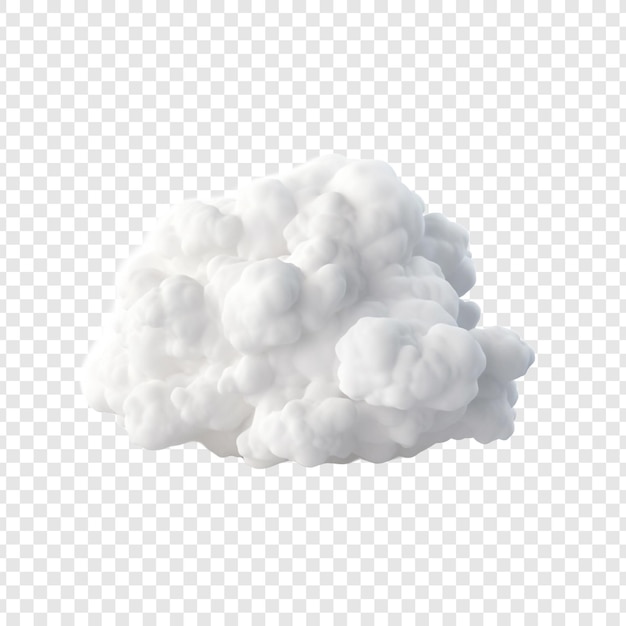 Wolk png geïsoleerd op transparante achtergrond