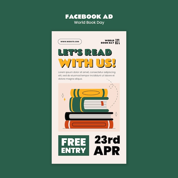 World book day template design
