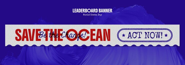 PSD Gratis world oceans day celebration template