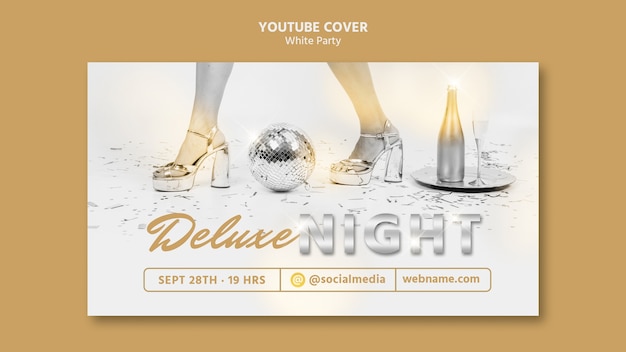 Youtube-cover voor witte feestavond