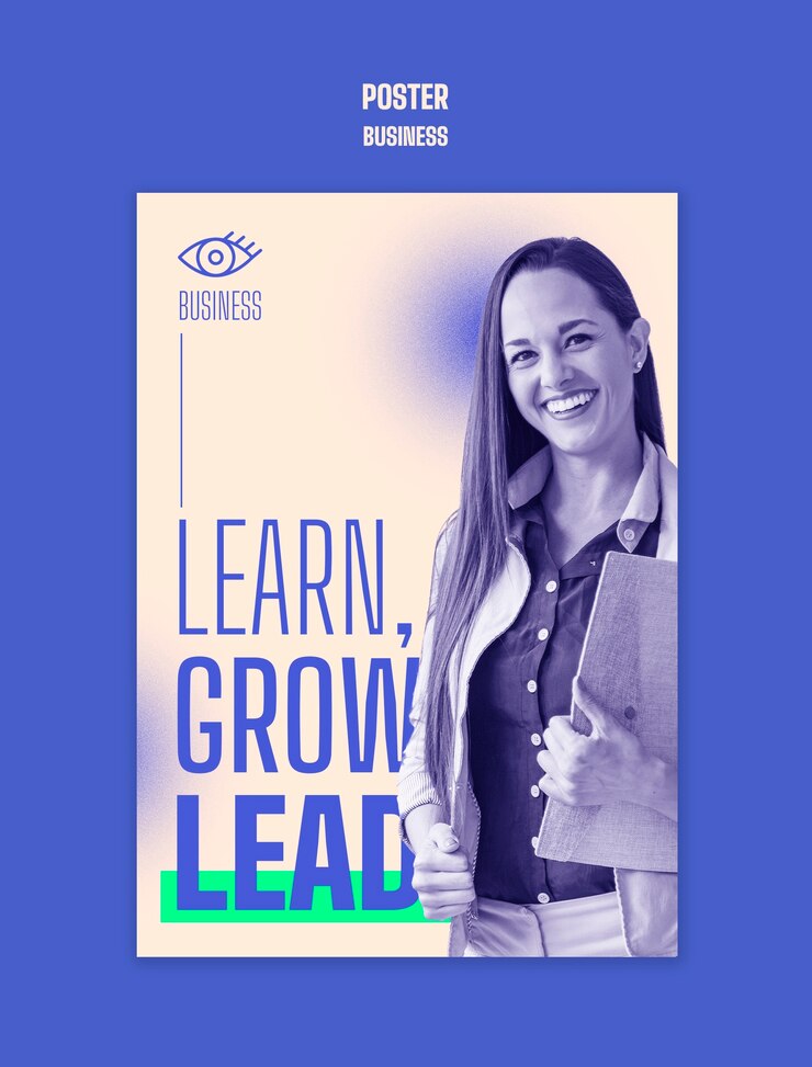 Gratis PSD zakelijke strategie poster sjabloon