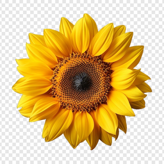 Zonnebloem png geïsoleerd op transparante achtergrond