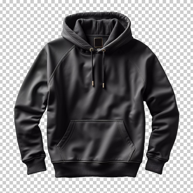 Gratis PSD zwart hoodiemodel