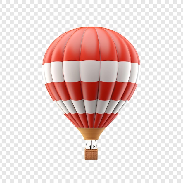 PSD gratuit 3d ballon d'air isolé sur fond transparent