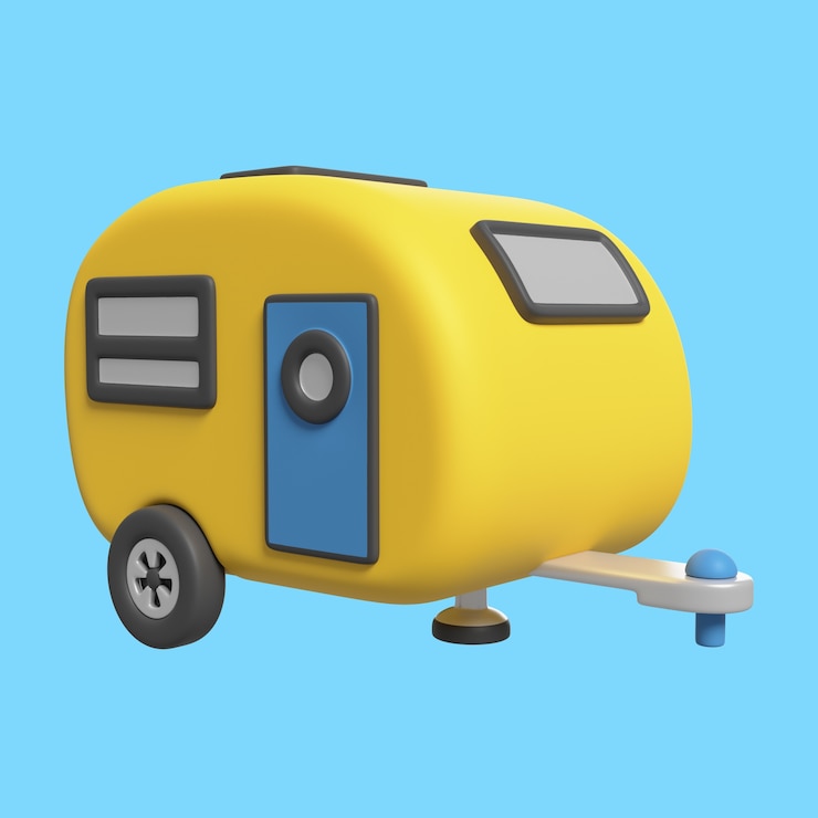 PSD gratuit 3d illustration de l'icône du véhicule de transport