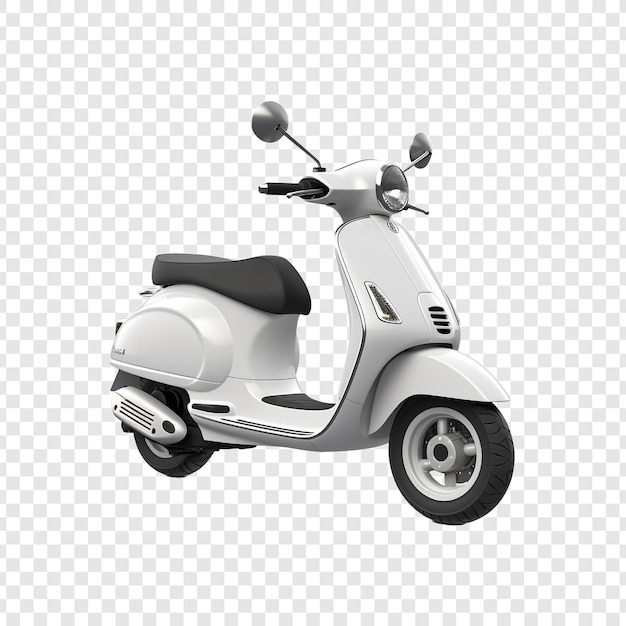 PSD gratuit 3d scooter isolé sur un fond transparent