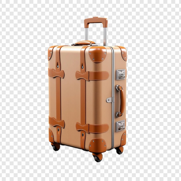 PSD gratuit 3d valise isolée sur fond transparent