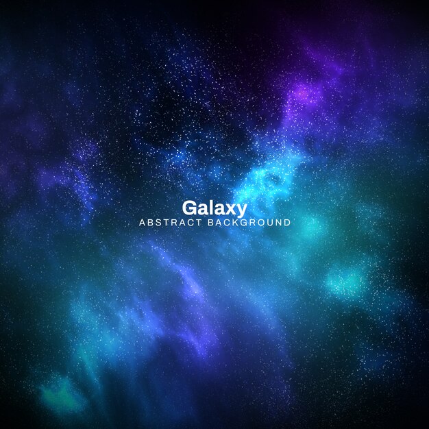 Abstrait Square Galaxy