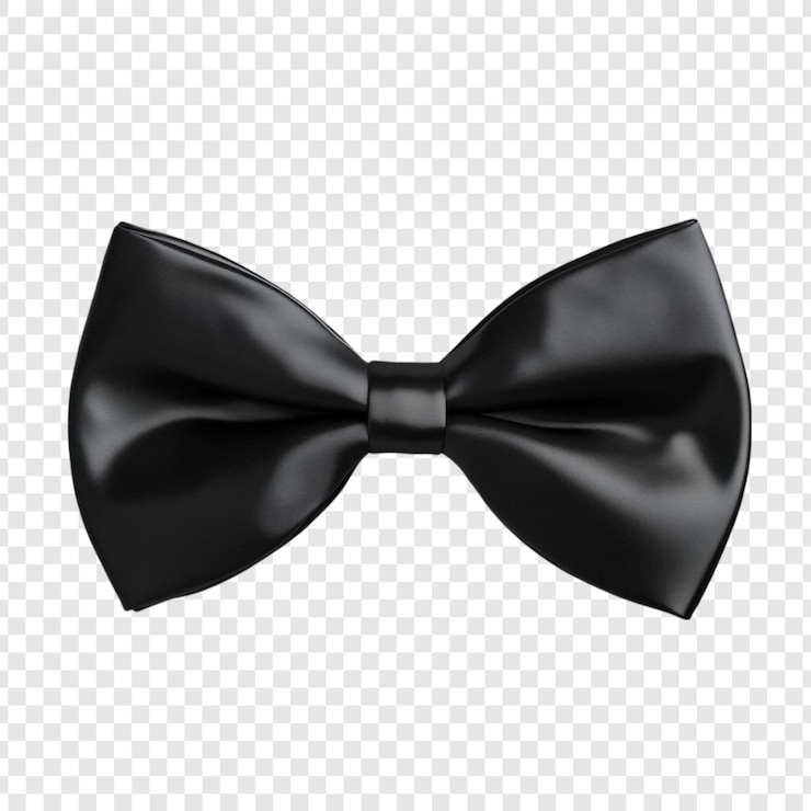 PSD gratuit un accessoire classique avec un nœud papillon noir élégant