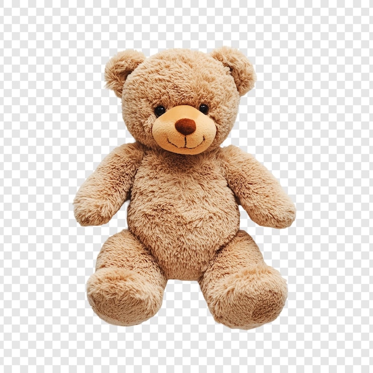PSD gratuit un adorable ours en peluche brun