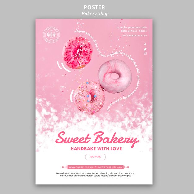Affiche de boulangerie