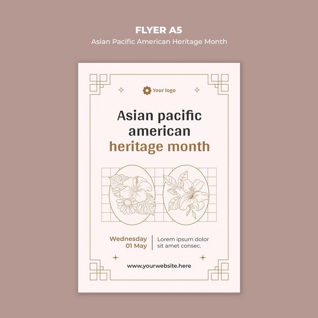 Affiche du mois du patrimoine asiatique-américain du Pacifique