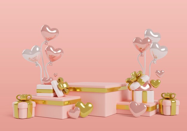 Aimez le design du podium de vente