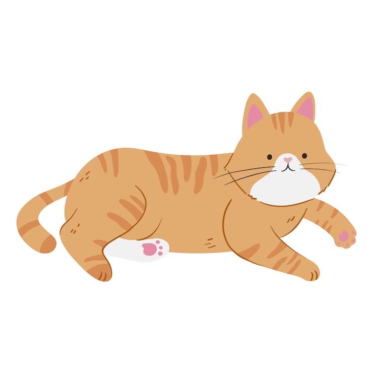 PSD gratuit animal de compagnie isolé dessiné à la main