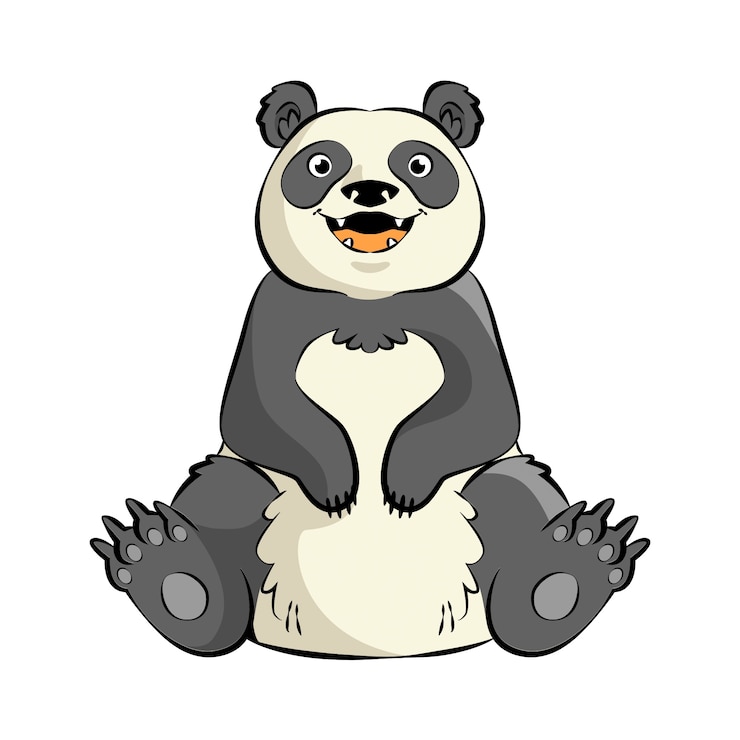 PSD gratuit animal de dessin animé isolé