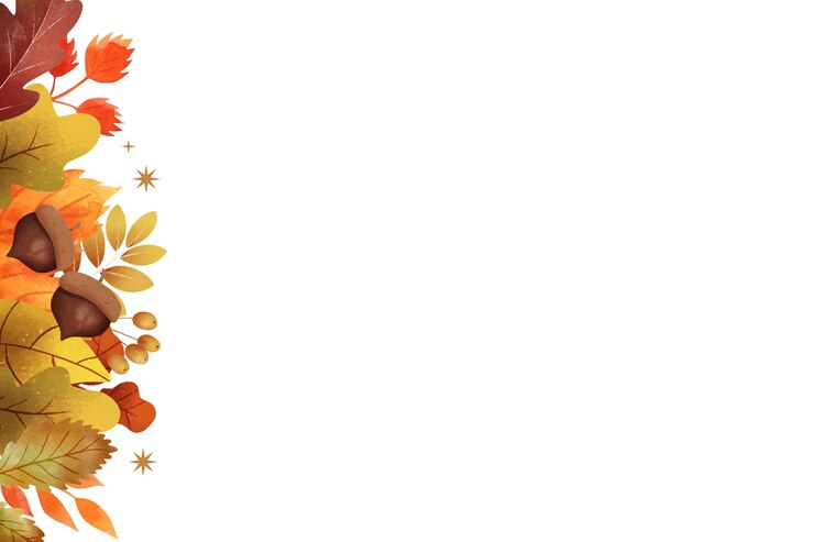 PSD gratuit l'aquarelle tombe les feuilles de la frontière