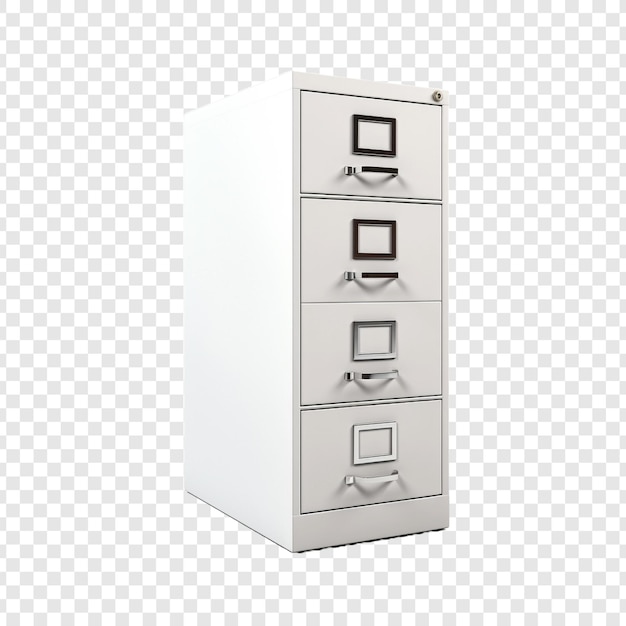 PSD gratuit armoire à dossiers isolée sur fond transparent