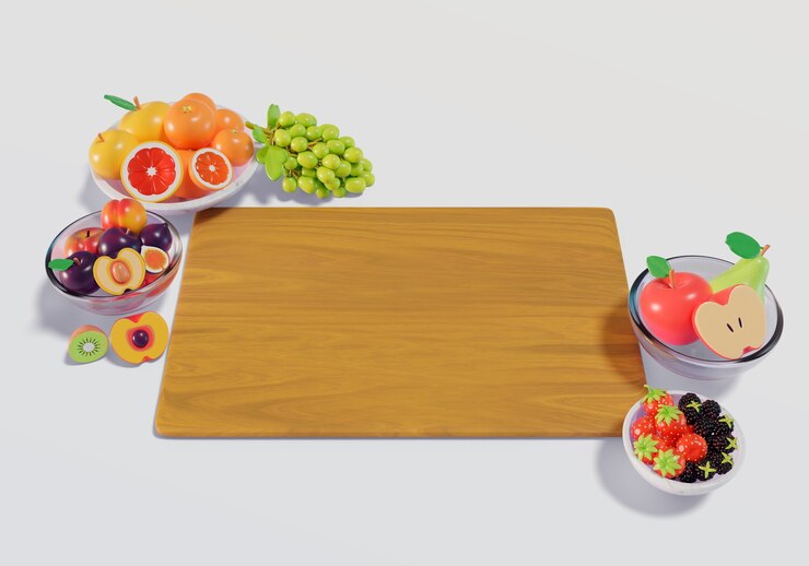 PSD gratuit arrière-plan d'une bannière en blanc pour la vente de fruits