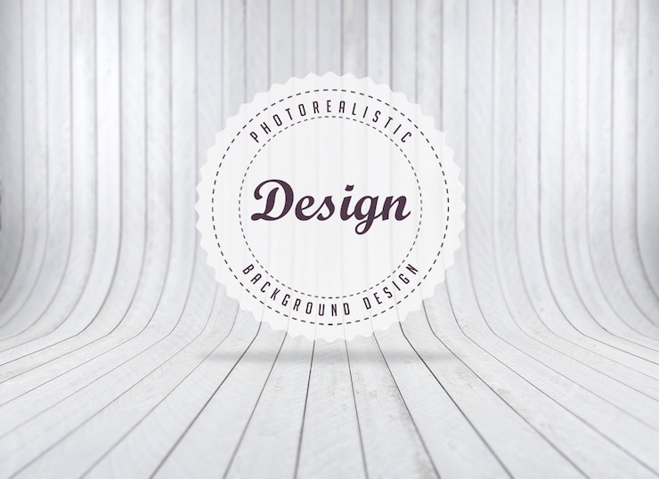 PSD gratuit arrière-plan à texture de bois blanc