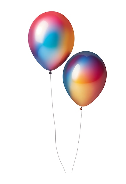 Un ballon avec de belles couleurs