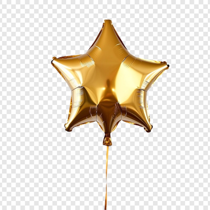 PSD gratuit le ballon étoilé d'or une célébration festive