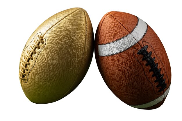 Ballon de football américain isolé