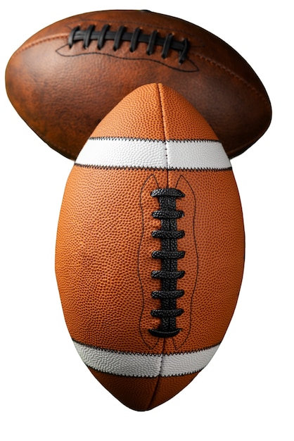 Ballon de football américain isolé