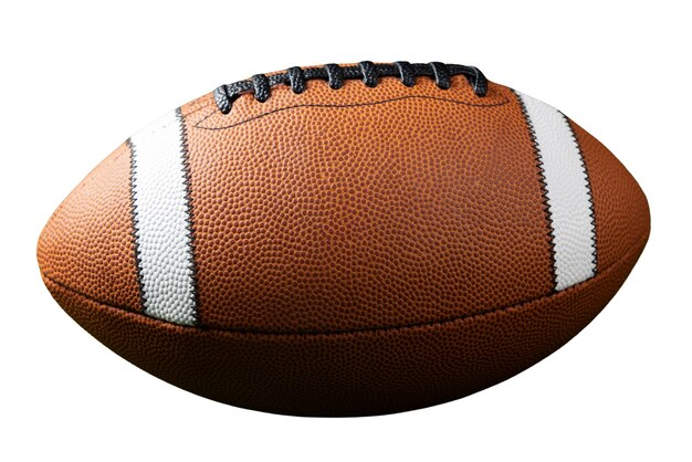 Ballon de football américain isolé