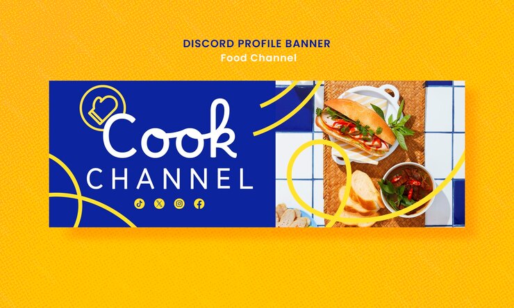 PSD gratuit la bannière de la discorde de la chaîne alimentaire