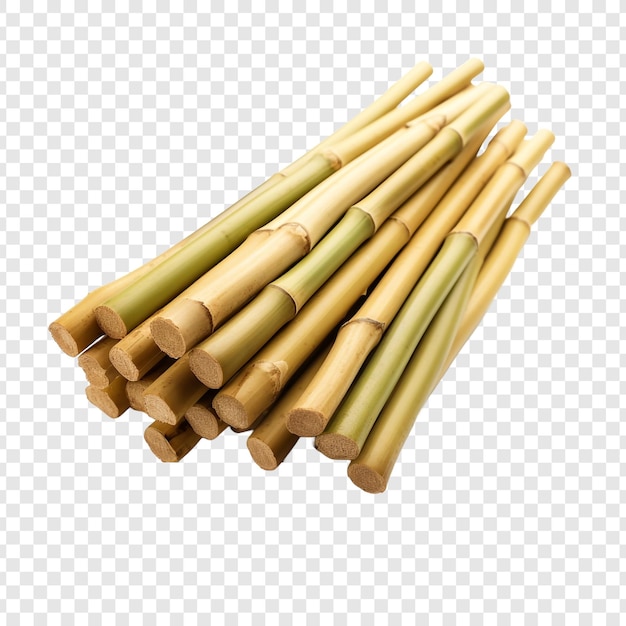 Bâtons De Bambou Utilisés Pour épisser Les Aliments Avec Un Isolant Sélectif Sur Fond Transparent