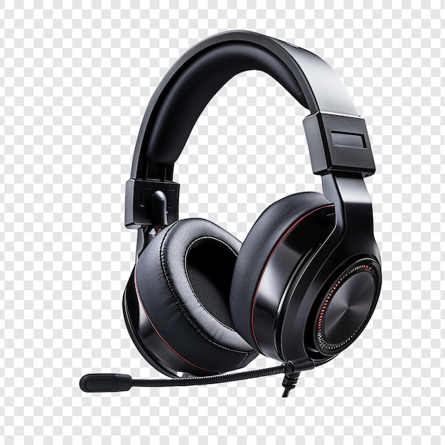 PSD gratuit beau casque de jeu isolé sur un fond transparent