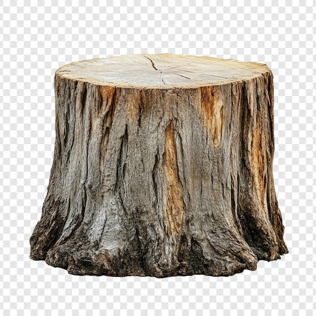 La beauté intemporelle de la nature majestueuse de la souche d'arbre