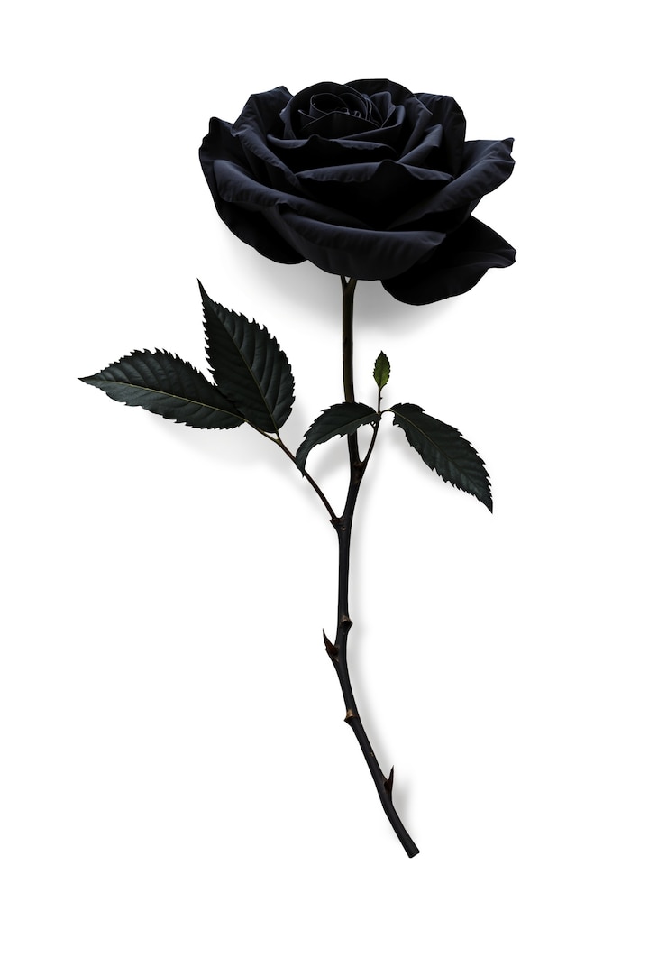 PSD gratuit une belle rose dans le studio.