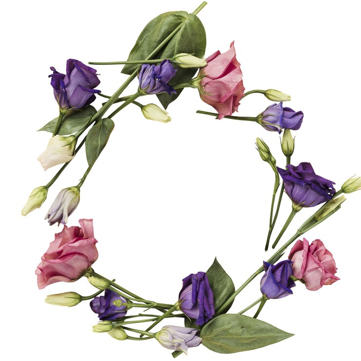 PSD gratuit de belles roses décorées isolées