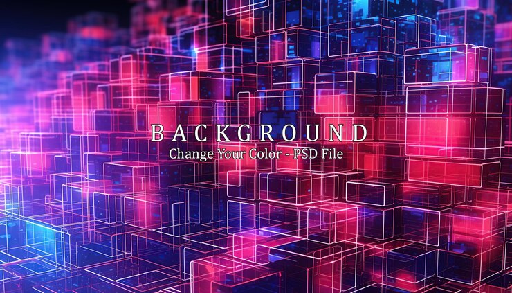 PSD gratuit big data cube ia générative