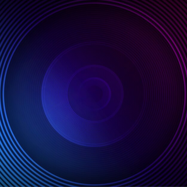 Blue circle background