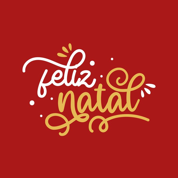 PSD gratuit bonne carte postale de noël sur un fond rouge massif
