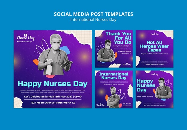 Bonne journée des infirmières sur les réseaux sociaux